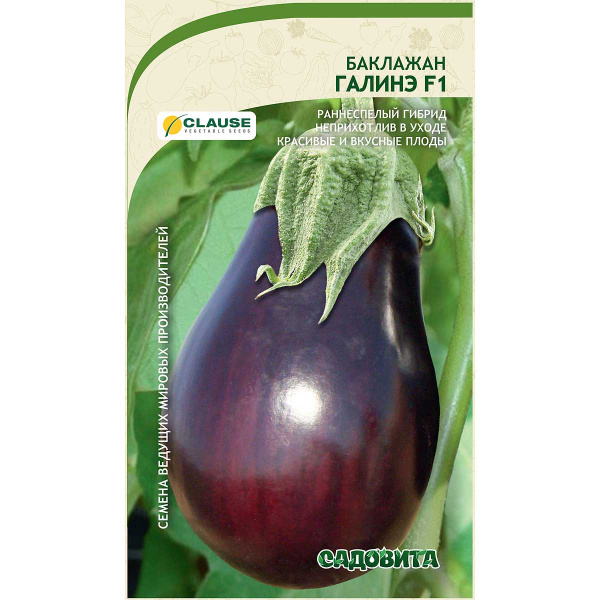 Баклажан Галинэ F1 5шт Clause/Садовита Ц