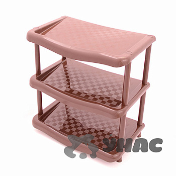 Этажерка для обуви 3 секции "Мультипласт"