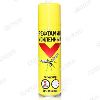 РЕФТАМИД аэрозоль АНТИКОМАР Экстра 150 мл усиленный 3706-01  (03.07.006.01) 03.07.106.01/03.07.206.01/03.07.207.01   х24
