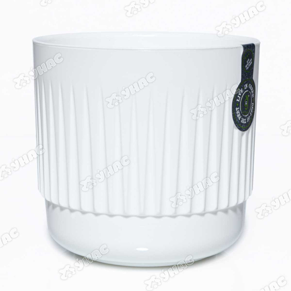 Горшок "Бета" 3л Бел.с вкл Б17-10 Ливингрин х6 