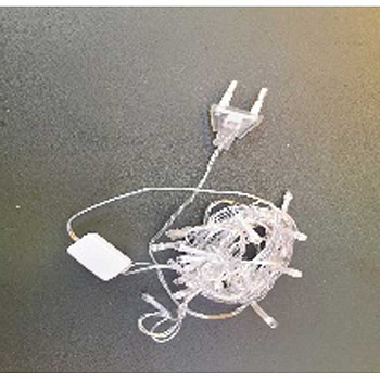 Гирлянда LED L-10-1 20 л прозрачный провод теплый белый свет х200