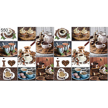 Клеенка н/о 135*20  ПЕРФЕКТ 550/0 (кофейное ассорти) Тверь