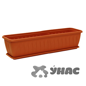 Балконный ящик АЛИЦИЯ 800мм с поддономКОР М3216(5)