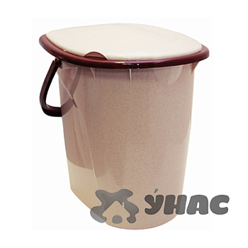 Ведро туалет 24л. М2460 Бежевый (6)