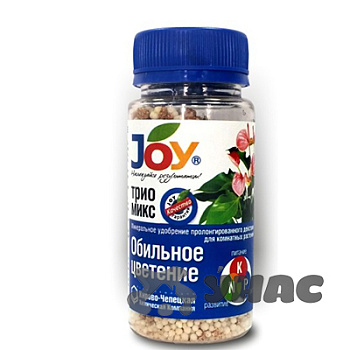 Удобрение ТРИО МИКС 100гр. Обильное цветение JOY х16/64 