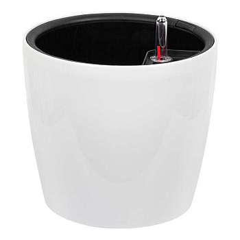 Кашпо автополив АНФА D220 6л Белый М3232 х8 