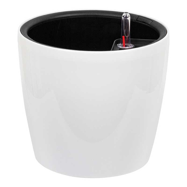 Кашпо автополив АНФА D220 6л Белый М3232 х8 