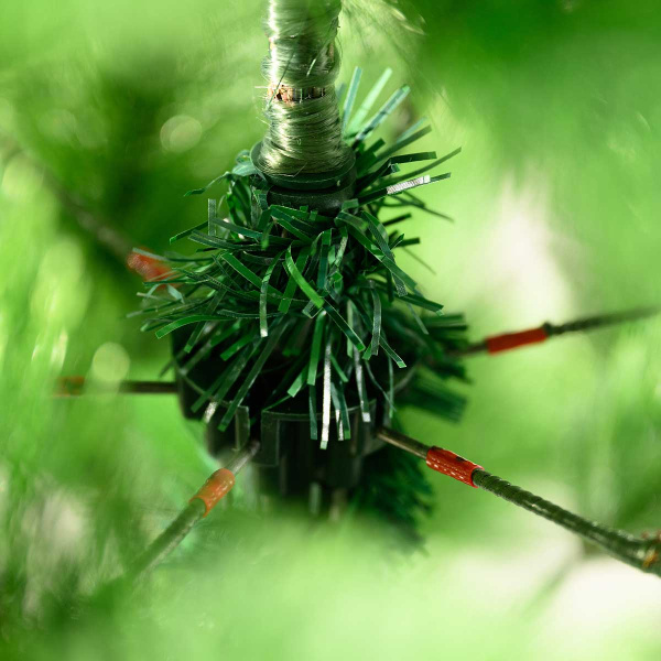 Елка HJK-180 зелен.пушистая 180см 225вет.мет.подс