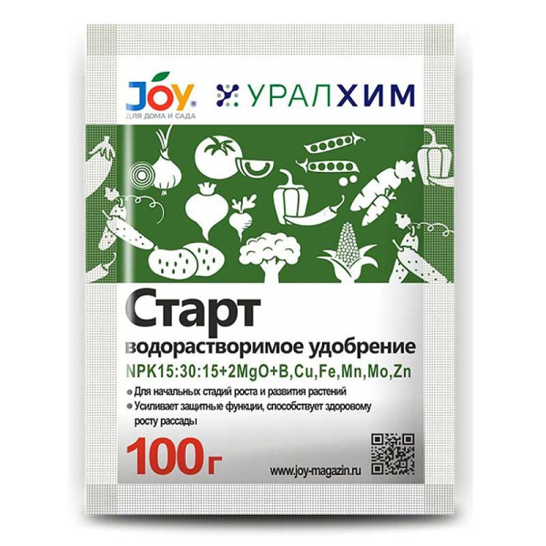 Удобрение 100гр. Старт JOY УРАЛХИМ х20 
