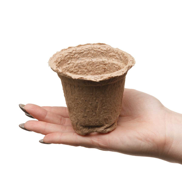 Торфяные горшочки 80*80 круглый с улучшенным дном ГС х5670 