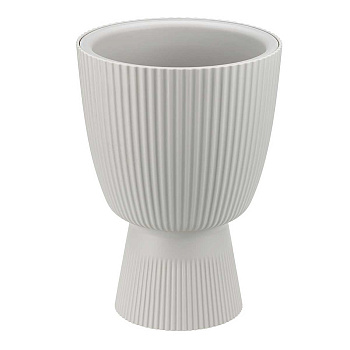 Кашпо ВЕЛЬВЕТ D180мм 1,9л со вставкой Кремовый М3269 х8 