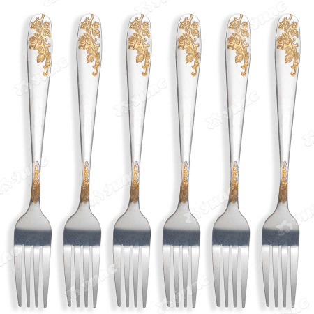 Вилка столовая NA1780-2 Лист 6 шт. (100)