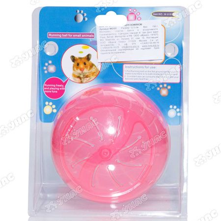 Шар прогулочный для хомяка в упаковке, диаметр 12,5см М-0101 х28