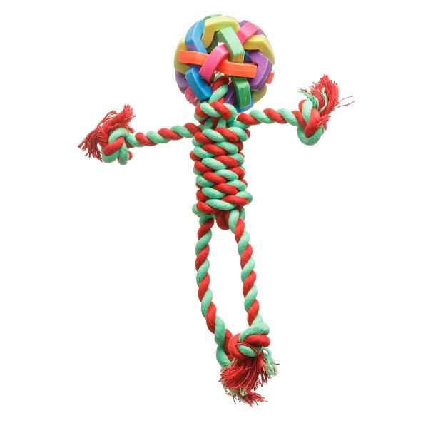 Игрушка для животных "Человек с мячом" 25 см NA2635