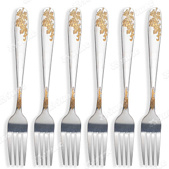 Вилка столовая NA1780-2 Лист 6 шт. (100)