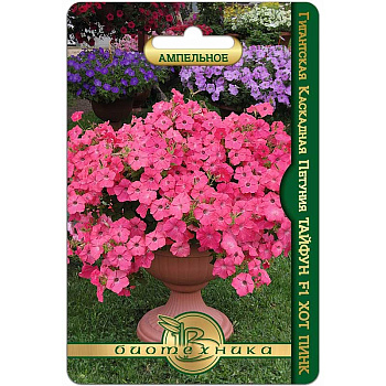 Петуния Тайфун Хот Пинк Биотехника Ц 