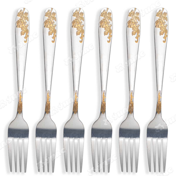 Вилка столовая NA1780-2 Лист 6 шт. (100)