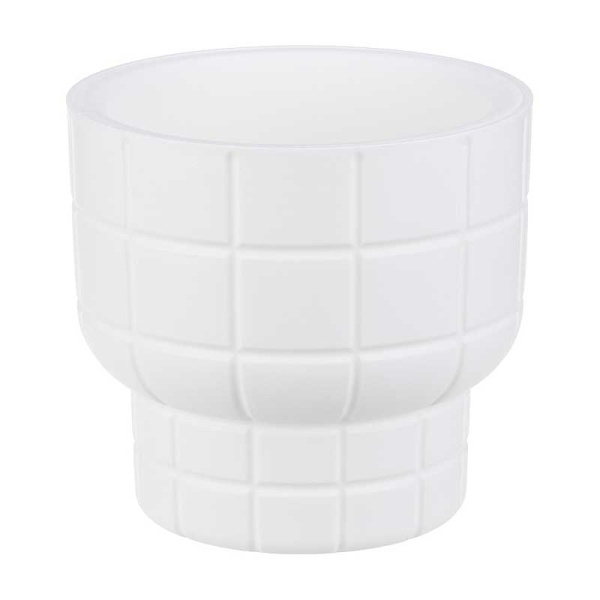Кашпо КАРЕ D150мм 1л со вставкой белый М3256 х16 