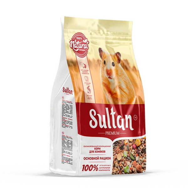 Султан Н для хомяков 400г Основной рацион 6001х18