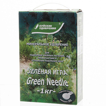 Удобрение "Зеленая игла" 1кг БХЗ х12 