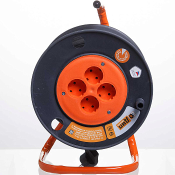 Удлинитель на катушке  РБК-4 30м 4 гн КГ 2*1,0 16 А