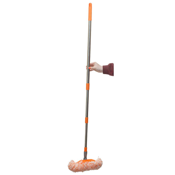 Швабра NA2601 щетка регулируемая угловая накладка веревочная телескопическая ручка