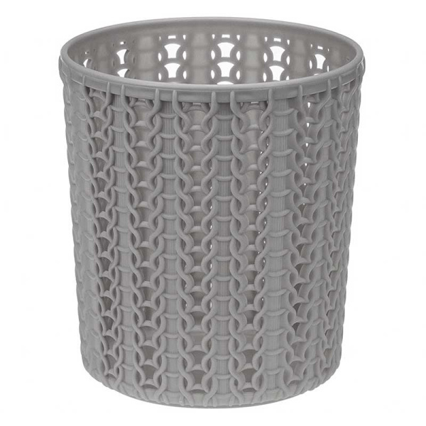 Подставка Вязание круглая серый М2384 