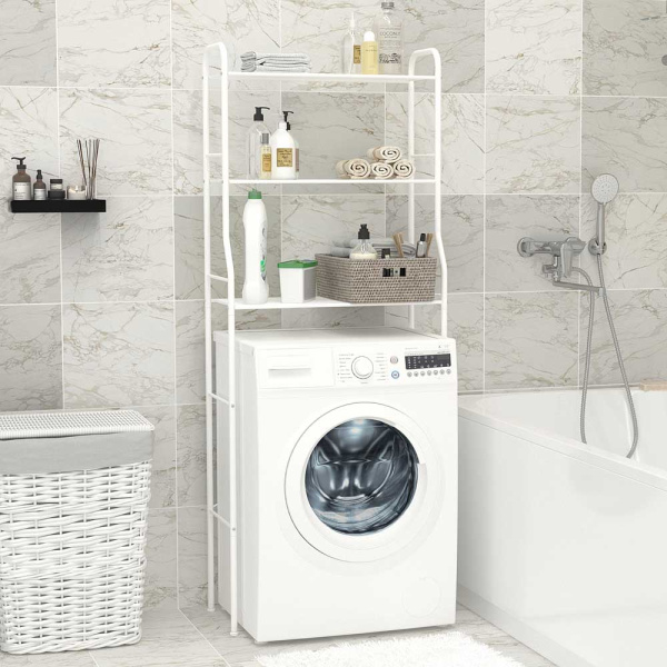 Стеллаж "Атлантик 23" белый СТА23Б 655х300х1670