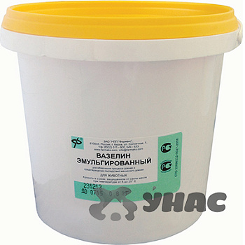 Вазелин ветеринарный 800 грамм баночка Фармакс х6