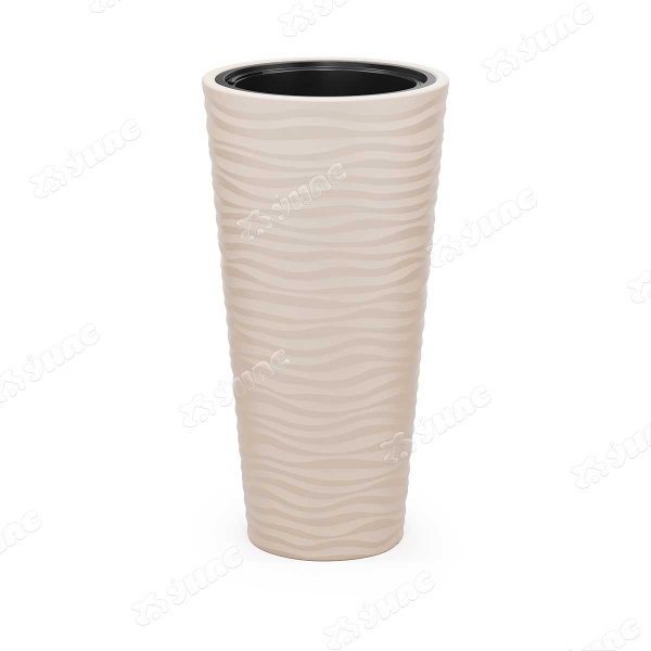 Кашпо Оазис 13/63л со вставкой СВ-БЕЖ БШ8083 х2 