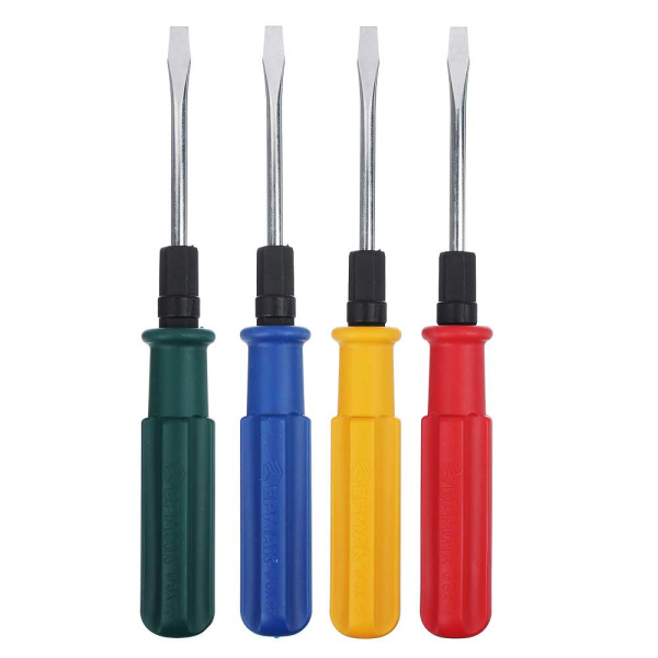 Отвертка 2в1 ЕРМАК желтая 6*75  651-967 (12/360)