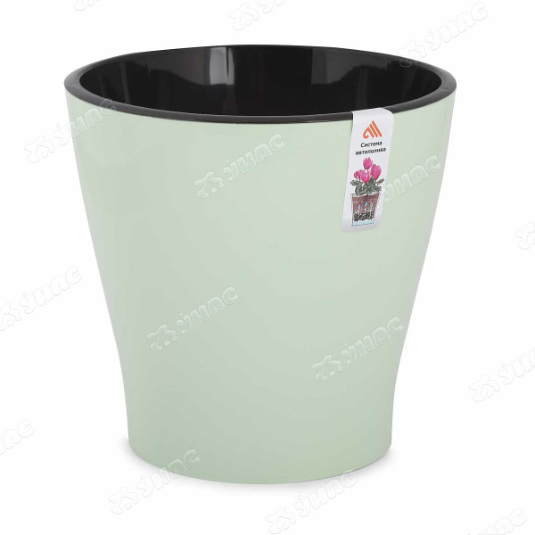 Горшок ЛЕЯ светло-зеленный 5л двойной БШ8269 (8) 