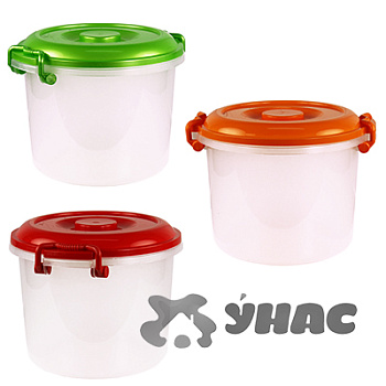 Контейнер круглый с ручками 8 л. БШ098