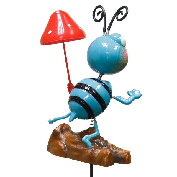 Штекер садовый Жук с грибочком 14*8 см NA2681 (288)