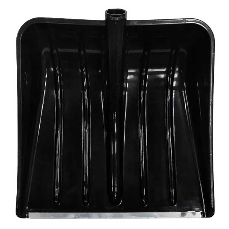 Лопата снегоуборочная пластмассовая ВЬЮГА оцинкованная планка D32 430*400/10