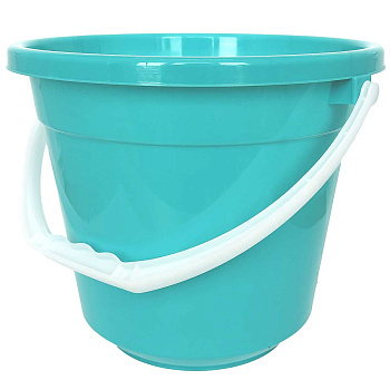 Ведро 7л ЛАЙТ бирюзовый б/крышки (Д267*228мм) Беларусь 321811