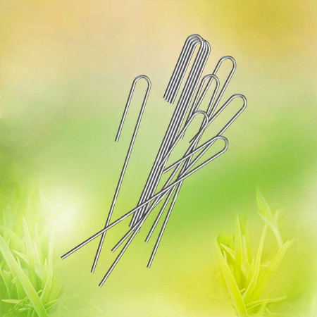 Скоба для крепления бордюрных лент длина 40см (в упаковке 20шт)