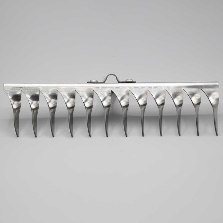 Грабли витые 12-ти зубчатые нержавеющая сталь клепанные б/ч*10
