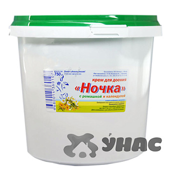 Ночка Крем КОСМЕТИЧЕСКИЙ для ухода за сухой кожей рук и ног (используется как крем для доения) банка 750 грамм (820мл) х6