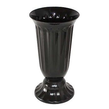 Ваза "Цветочная" №3 (6л) черная 03003 Милих (15)