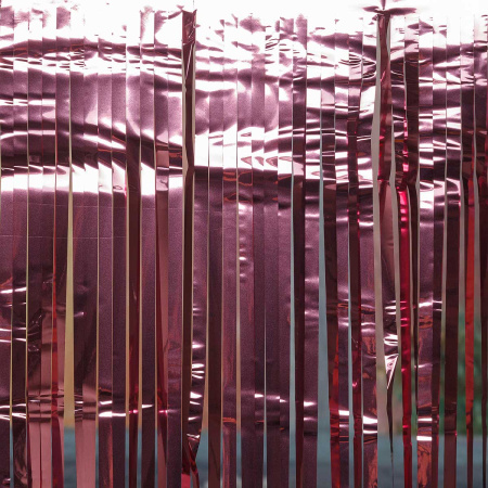 Занавес 9222-20-2 из дождя 1-1,9м Розовый (600)