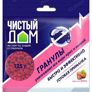 Чистый дом Форет гранулы 125гр (зап.орех)03-350х50