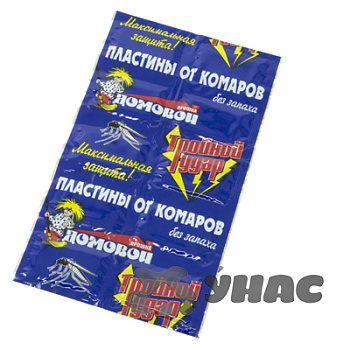 Антикомариные пластины 10 шт Тройной удар Домовойой