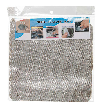 Салфетка двух-я 4шт микроф.+уз.сетка24*24см