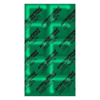 Антикомариные пластины 10 шт без запаха (зеленые) Оборонхим