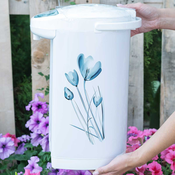 Термопот Добрыня 5,5л нерж. DO-496 тюльпан/бел х6