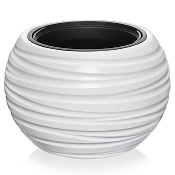 Кашпо Луна D435 9/36л белый 633 х4 