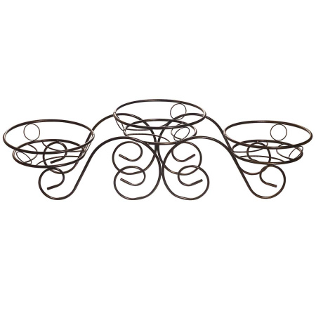 Подставка д/цветов "Кружево 3" d=240мм Бронза г.Тверь