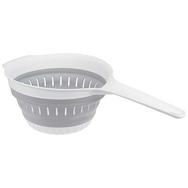 Дуршлаг ФЛЕКС складной с ручкой смоки М1127 х18