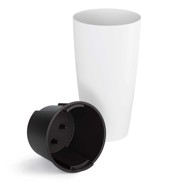 Кашпо РОНДО 23/71 л белый БШ8877 х1 